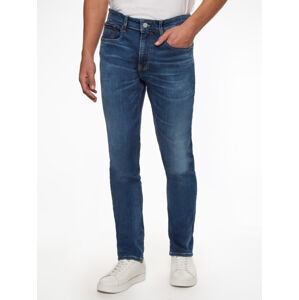 Tommy Jeans pánské tmavě modré džíny AUSTIN  - 34/32 (1BK)